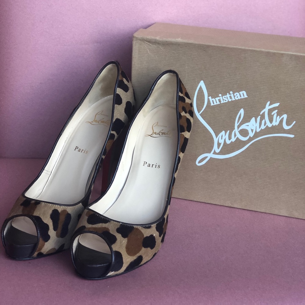 Leopard Christian Louboutin heels size 40